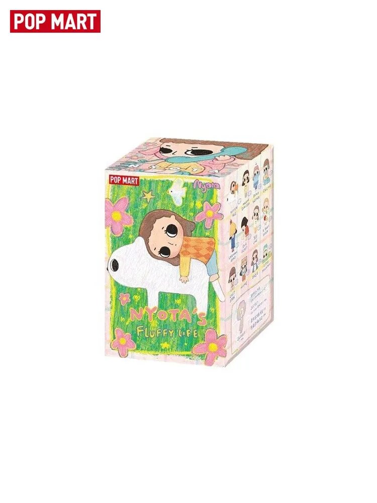 100% Original оригинал POP MART - Коллекция Nyota's Fluffy Life Series, Подарки,1 шт