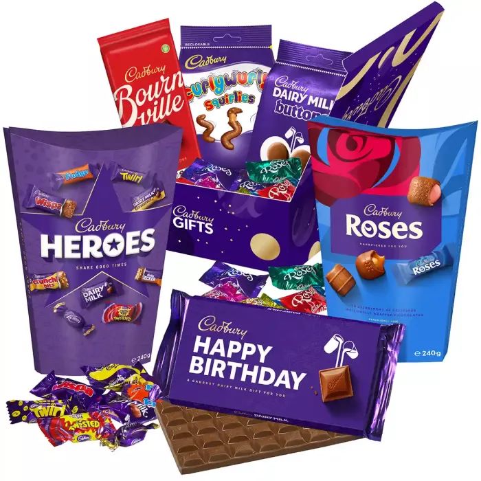 Cadbury Большая подарочная коробка шоколадных конфет Birthday Large Chocolate Gift Box