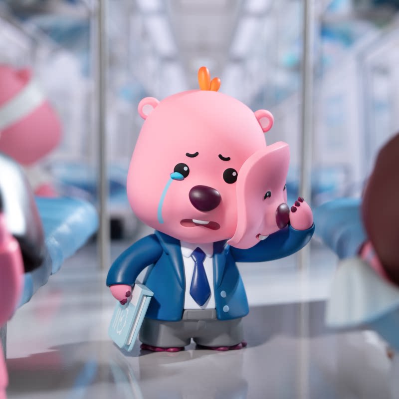 Серия LOOPY Workday Blind Box фигурка - неповрежденная упаковка, дизайн 'Эмоционально стабильный', официально