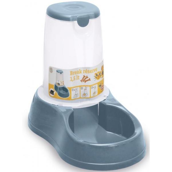 Stefanplast Автокормушка Break Reserve, синяя 1,5л