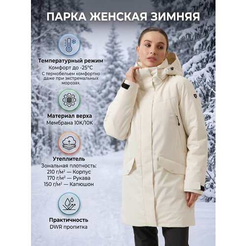 фото Парка forcelab базовая коллекция, размер s, бежевый