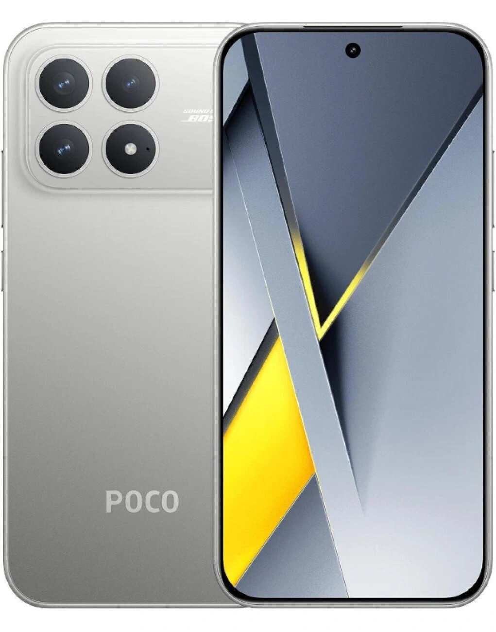 Смартфон POCO F8 Pro 5G 12/512 ГБ, Titanium Silver, 2 nano-SIM, Global