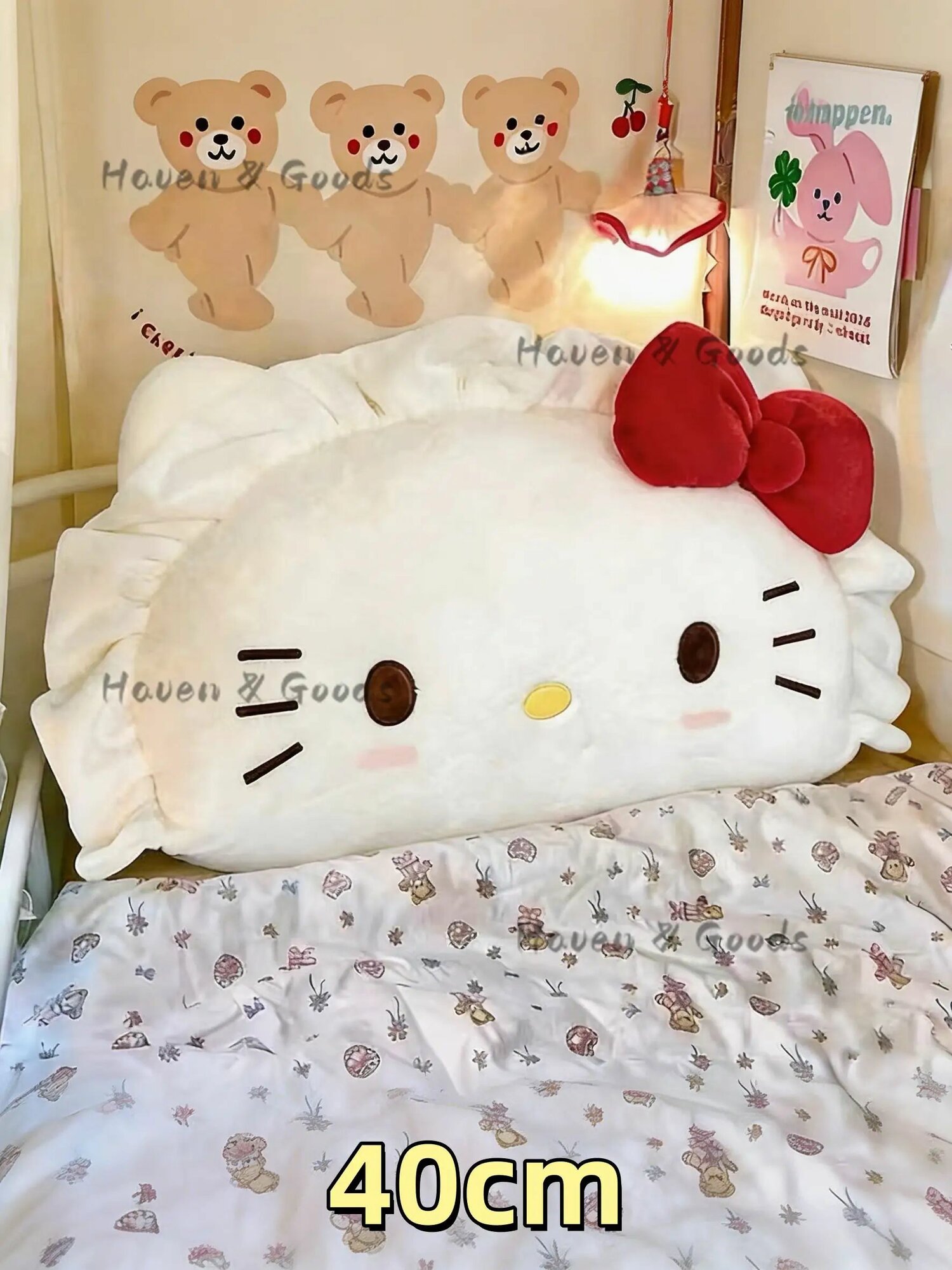Подушка-пельмень / мягкая / Hello Kitty /40cm