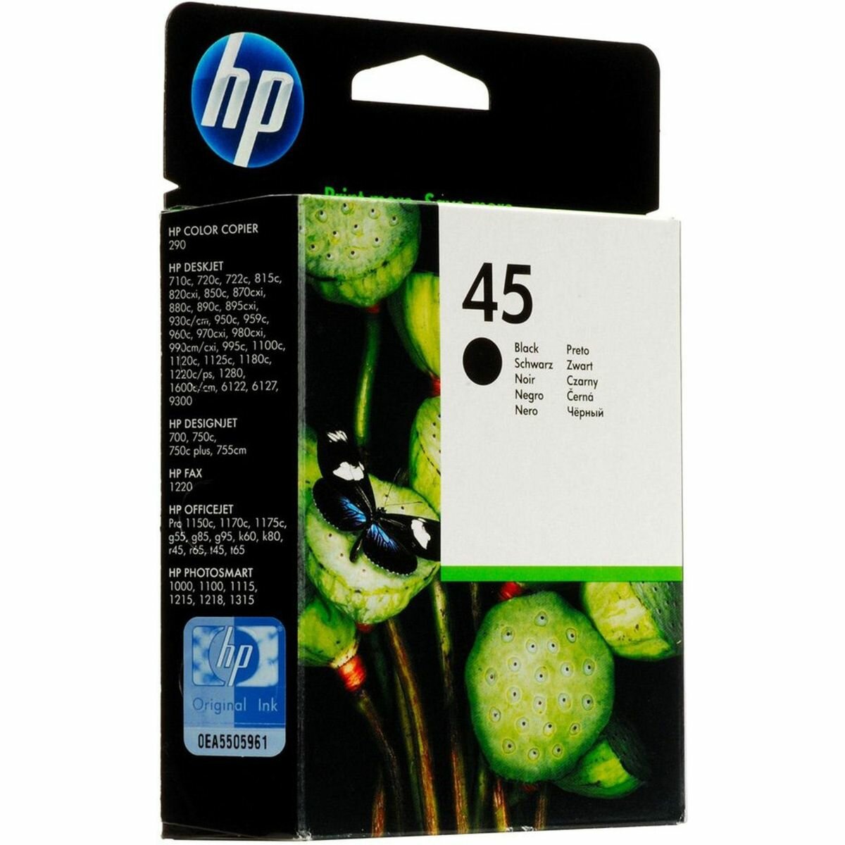 Картридж оригинальный HP 45 51645AE (930 страниц) черный