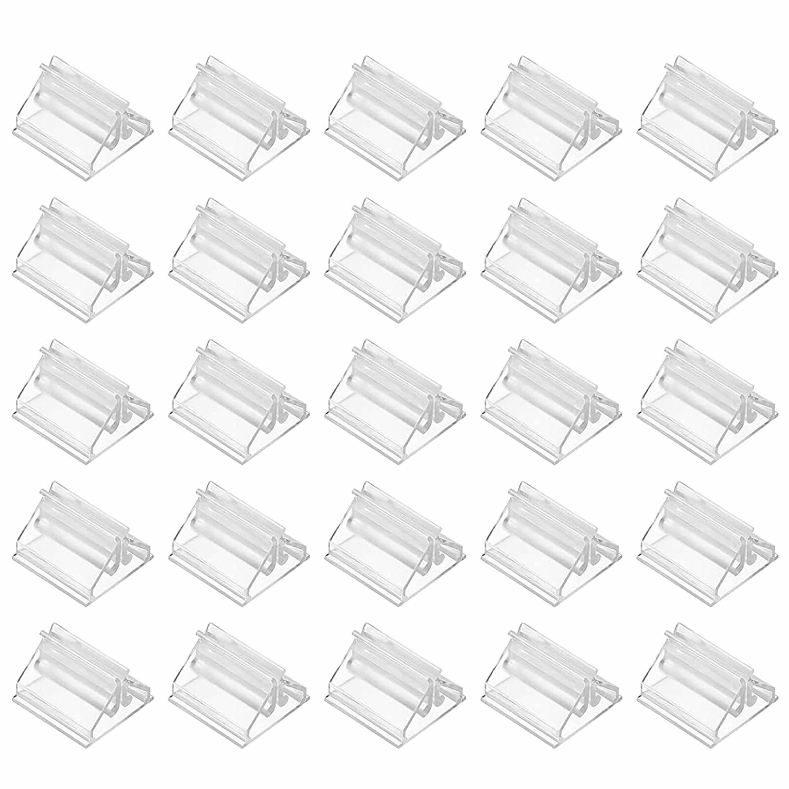 20x Прозрачные пластиковые держатели для карт Подставки для