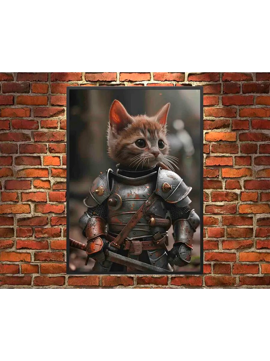 Манчкин Кот-рыцарь 3, Плакат 30x42см