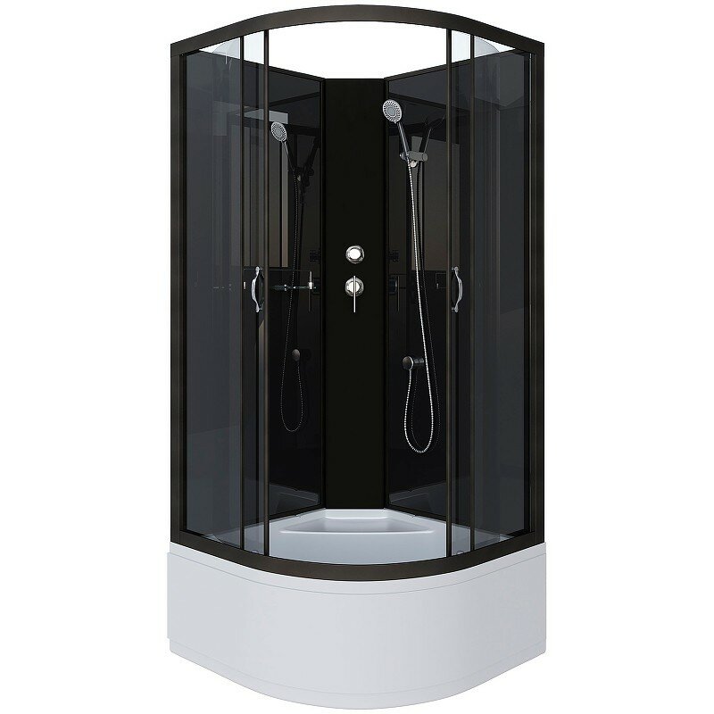 Душевая кабина для ванной комнаты Niagara Classic 90x90 NG-6508-14BK