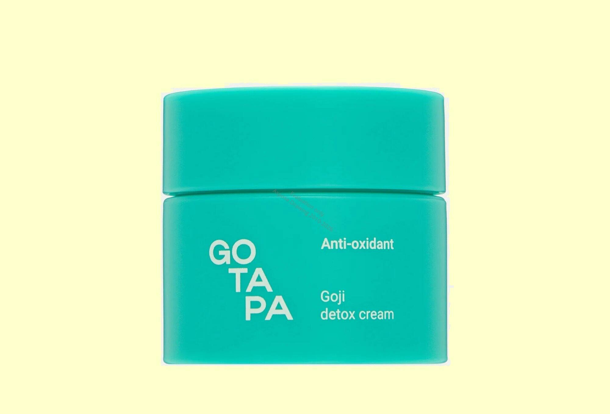 Крем для лица GO TAPA Goji Detox, для снятия раздражения, 10 мл