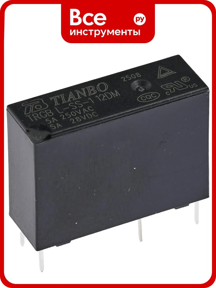 Реле электромагнитное Tianbo RELAY (50 шт/упак) TRGB-L-SS-112DM 21642