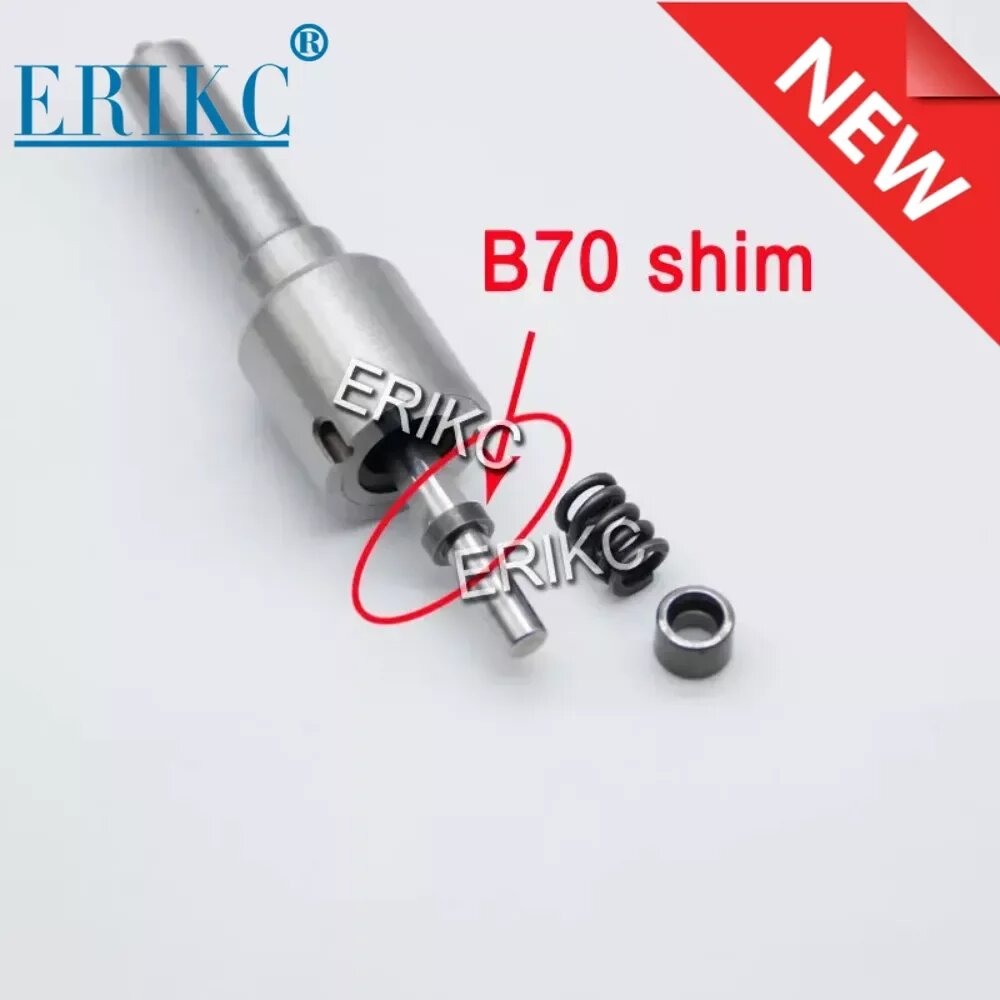 ERIKC 50 шт./лот, пьезоинжектор, регулируемая шайба, прокладки форсунок, размер 1,62 мм-1,80 мм для пьезоинъекций BOSCH