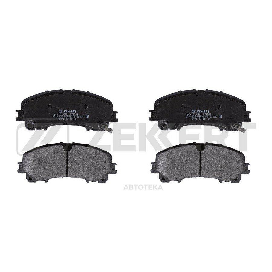 Колодки торм. диск. передн. Infiniti Q50 (V37) 13- Nissan Rogue (T32U) 13- X-Trail (T30) 00- X-Tr ZEKKERT BS2381