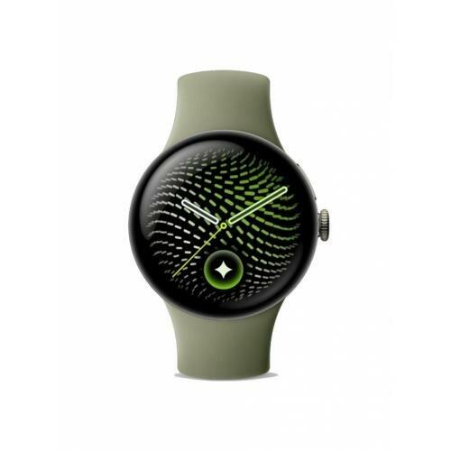 Умные смарт-часы Google Pixel Watch 5, 41mm, Wi-Fi, Satin Pyrite/Olive (Оливковый зеленый)