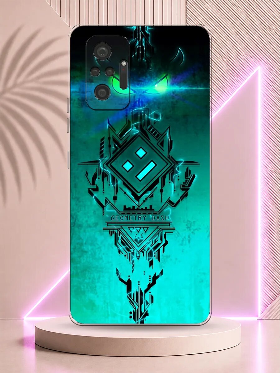 Чехол на Redmi Note 10 Pro Geometry Dash