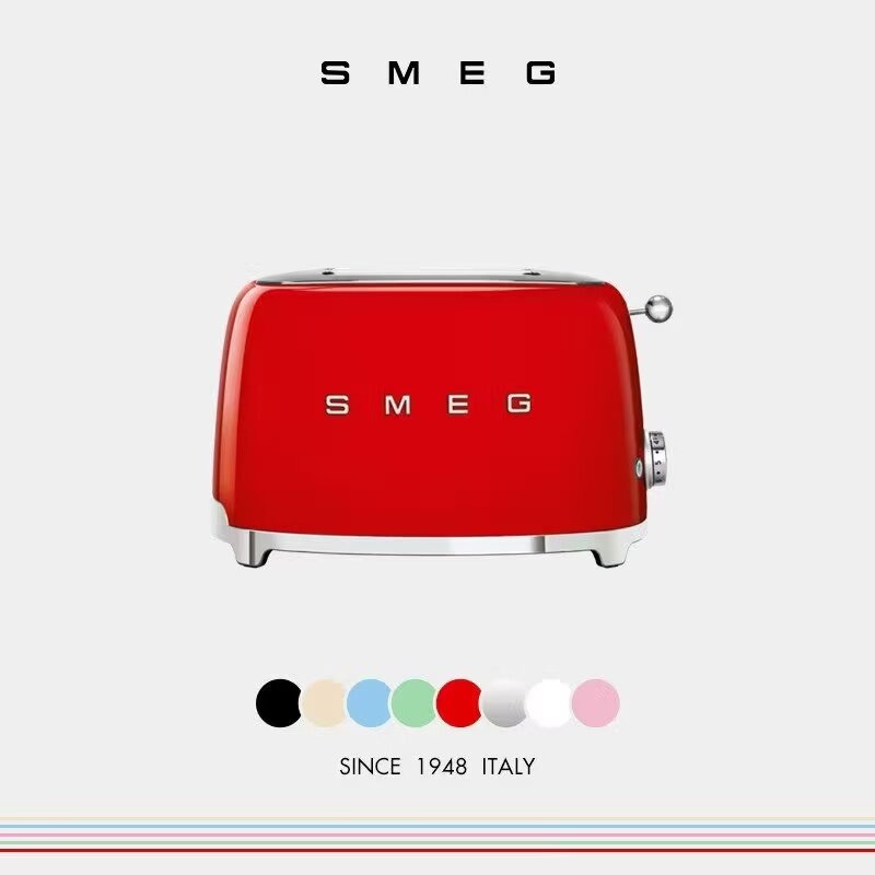 Smeg Тостер TSF01CREU 950 Вт тостов - 2 Красный
