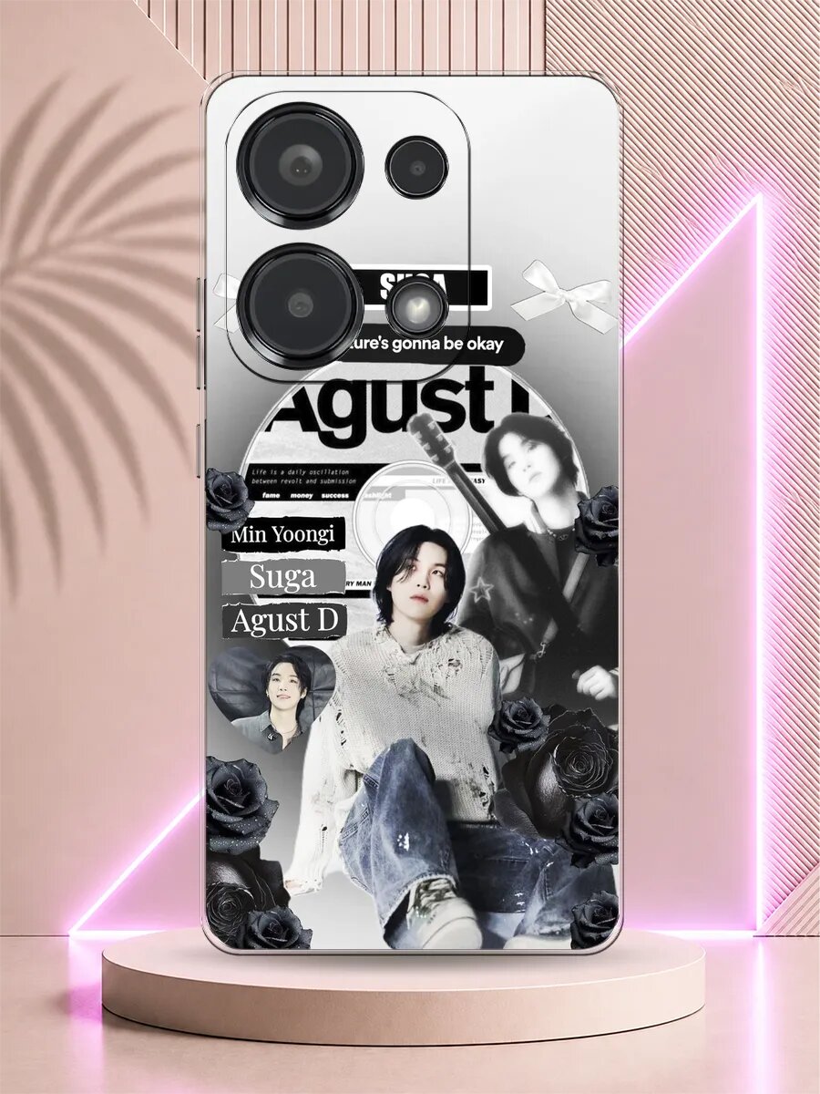 Чехол на Redmi Note 13 Pro BTS Suga