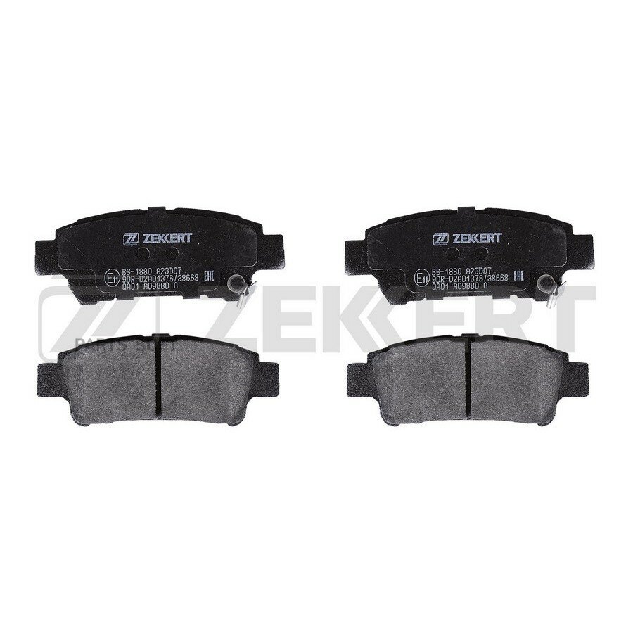 Колодки тормозные Toyota Alphard (H10) 03-, Avensis (C0) 01- задние дисковые (GDB3249) Zekkert ZEKKERT BS1880 | цена за 1 шт