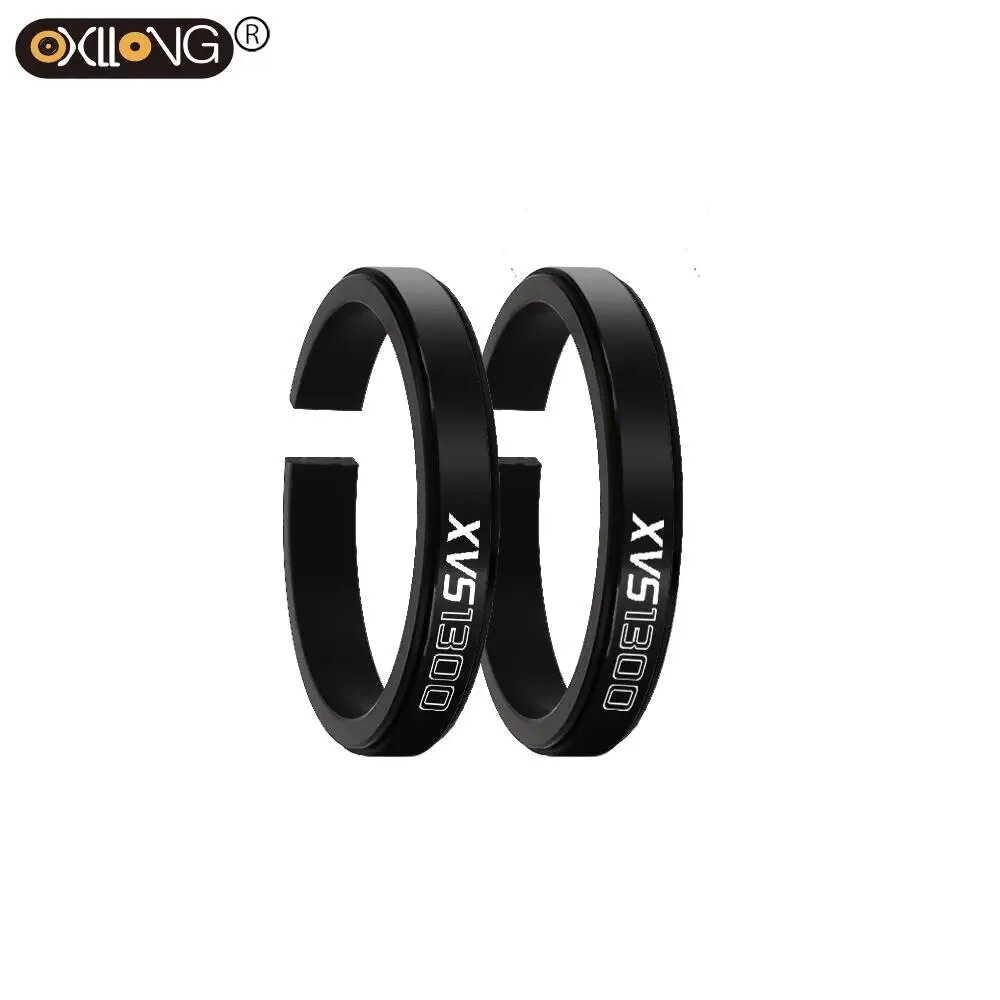 Передняя подвеска амортизатора двигателя для Yamaha Stryker XVS 1300 XVS1300 40-50MM Black logo