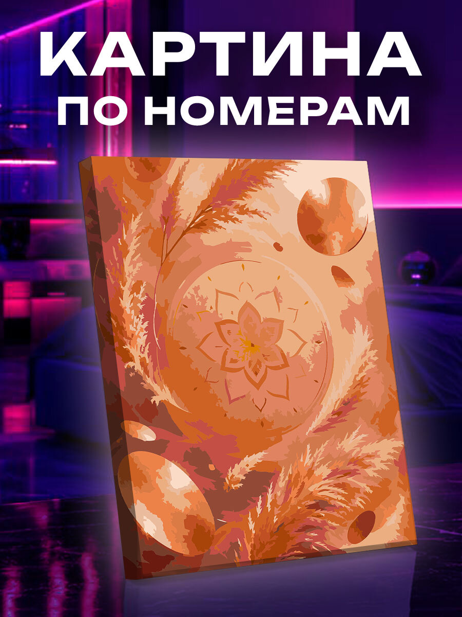 Картина по номерам Мандала Энергия легкости