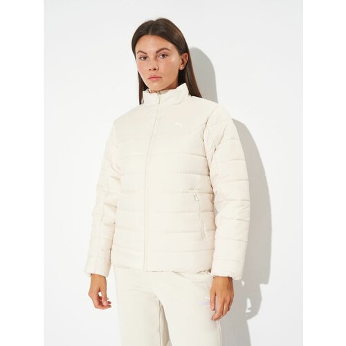 фото Куртка спортивная puma essentials padded jacket, размер l, бежевый