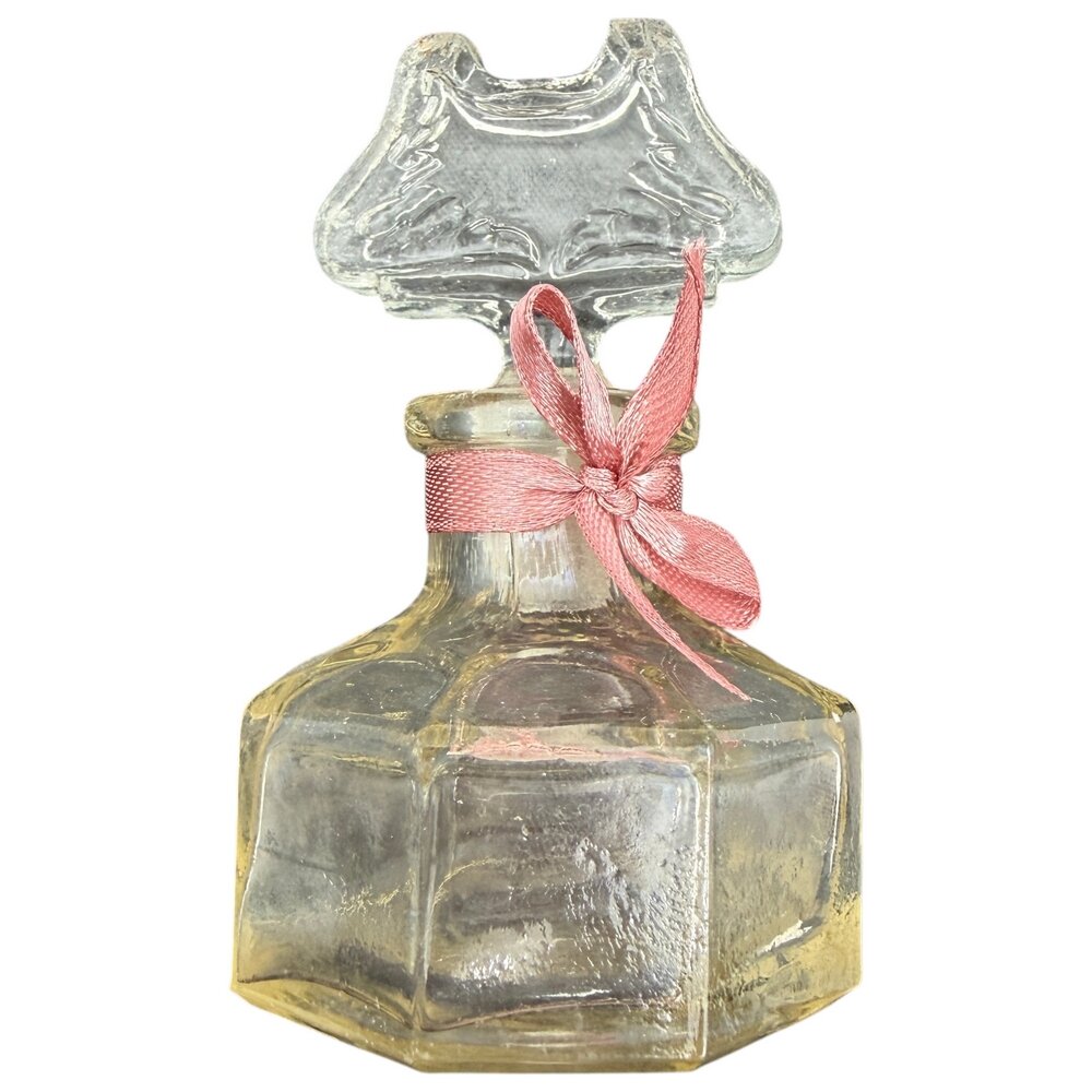 Флакон миниатюра "Бант", 7 см, стекло, 1870-1917 гг, Российская Империя