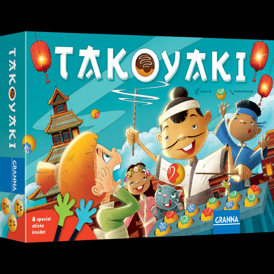 Настольная игра Granna Takoyaki, разноцветный