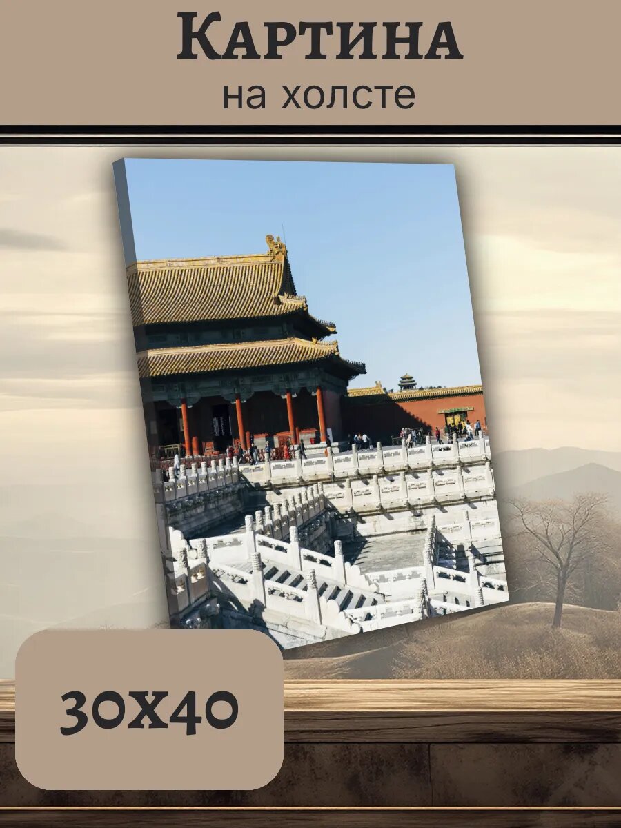 Картина Постер Китай China 30x40 запретный город