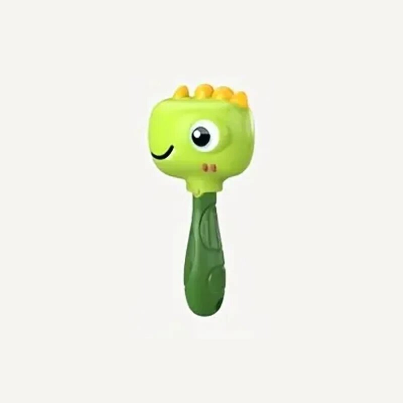Сенсорная погремушка из силикона Зеленый, green dinosaur