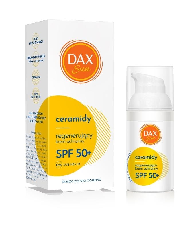 Солнцезащитный крем Dax Sun регенерирующий защитный с керамидами, SPF 50+, 30 мл