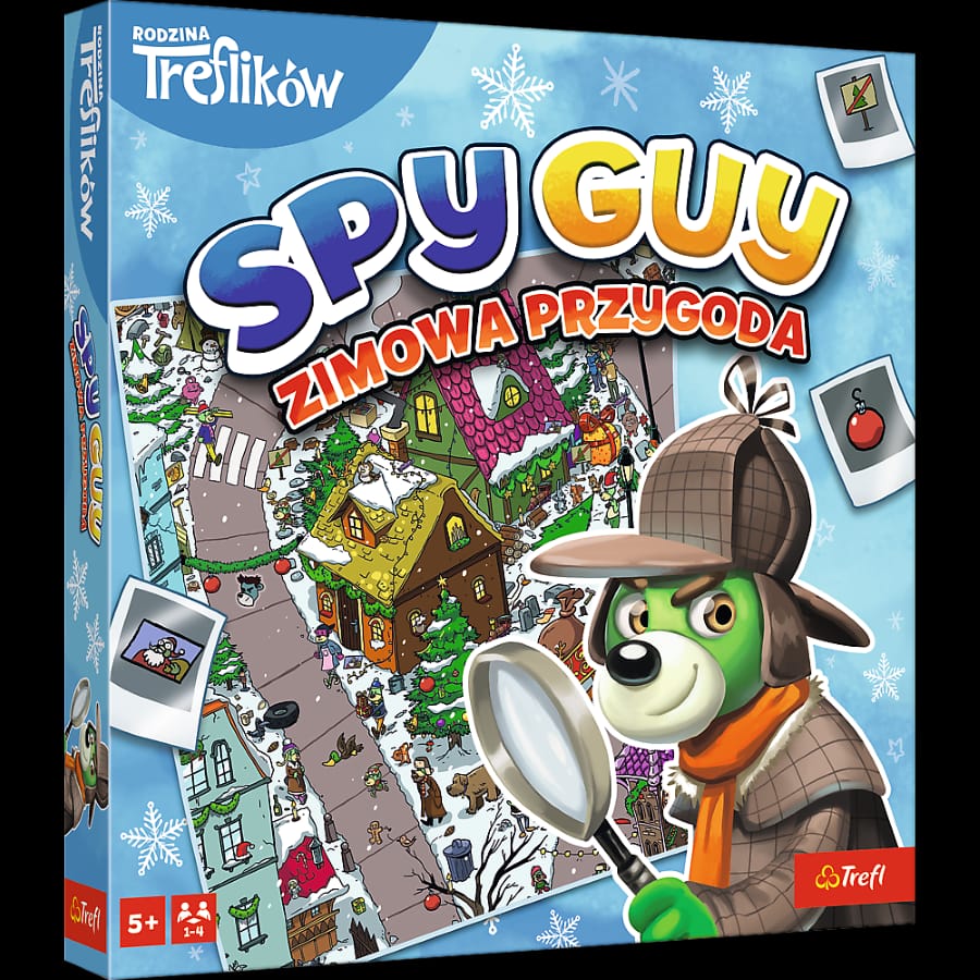Настольная игра Trefl Семейка Трефликов Spy Guy Зимнее приключение, семейная игра для детей