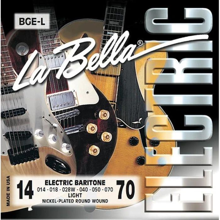 La Bella BGE-L Комплект струн для 6-струнной электрогитары 14-70