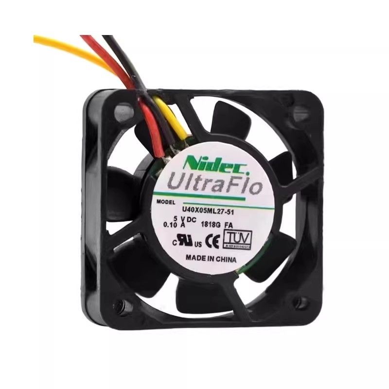 NIDEC U40X05ML27-51 5V 0.10A 4010 Ультра тихий вентилятор с высоким воздушным потоком -