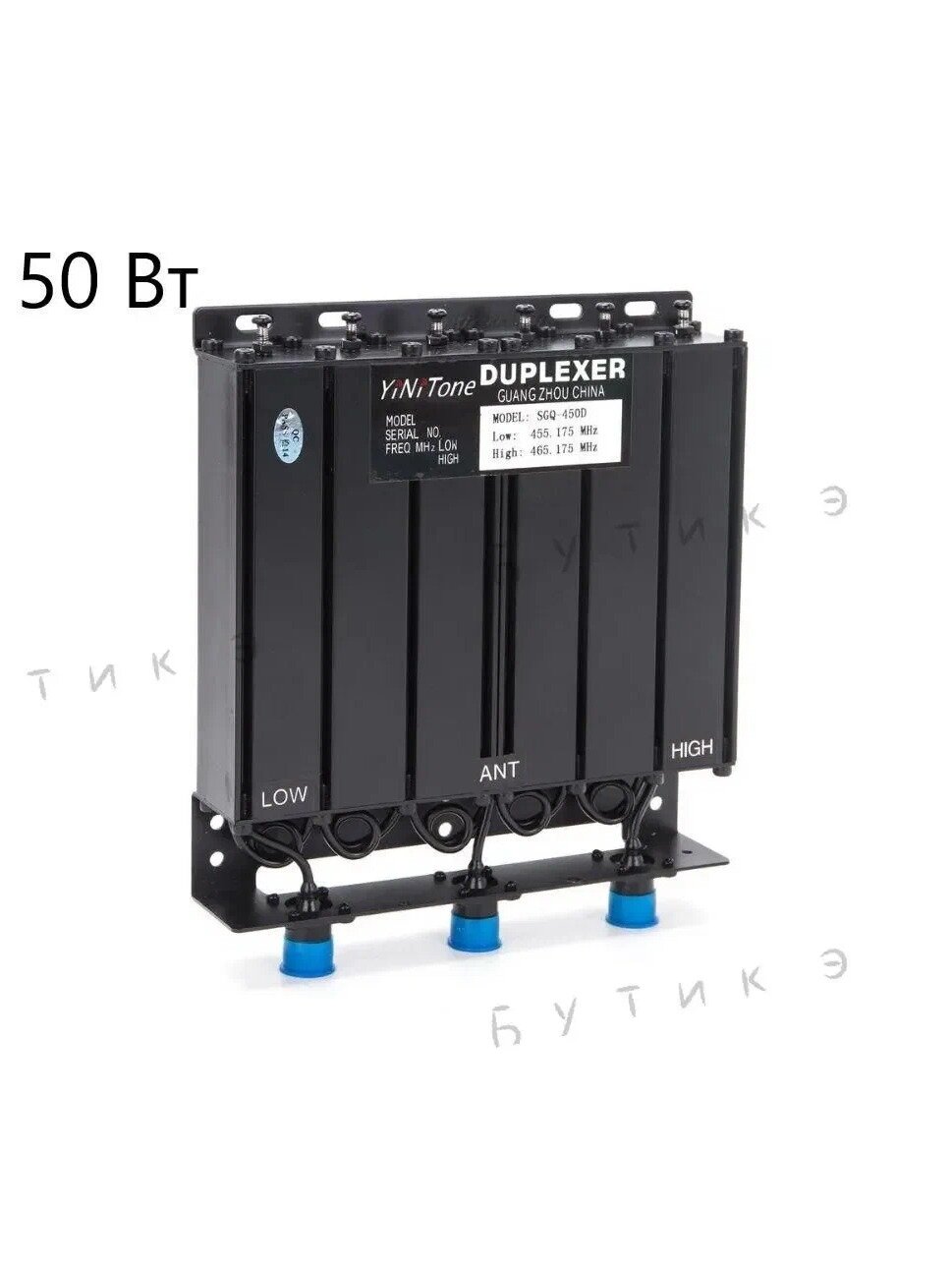 KNOW EASY-Черный 10/25/50 Вт UHF 400-470 МГц N-Женский Настраиваемый Частотный Портативный Дуплексер 50