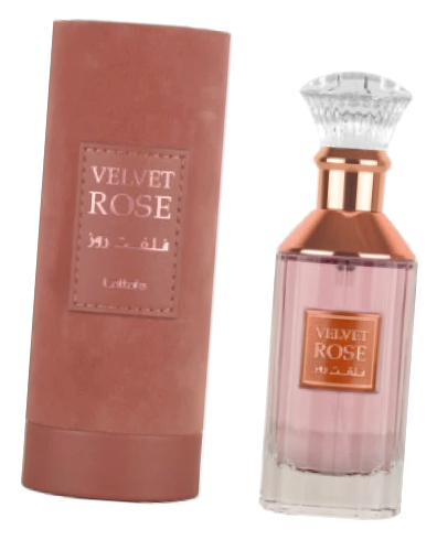 Унисекс аромат 100 мл Латтафа Вельвет Розе / Lattafa Perfumes Velvet Rose