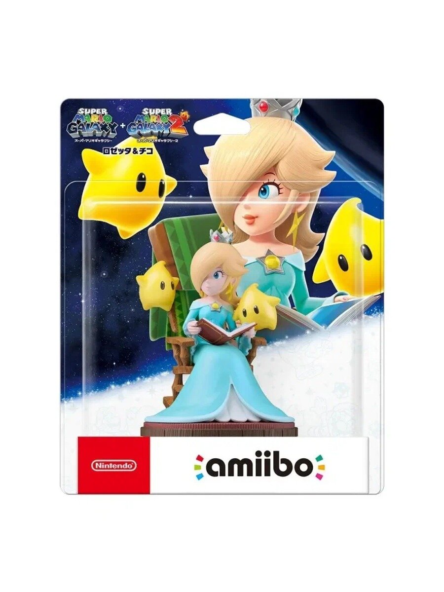 Фигурка Розалина и Лумас Super Mario Galaxy 1+2, внутриигровая, пластик, 100x140x200