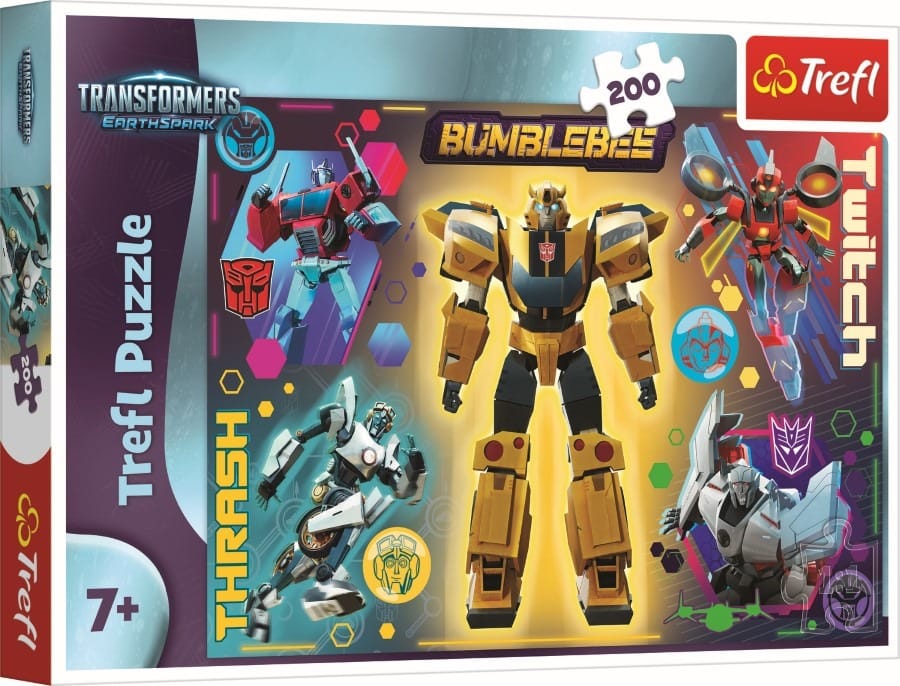 Пазл Trefl Transformers EarthSpark, 200 элементов, 48x34 см
