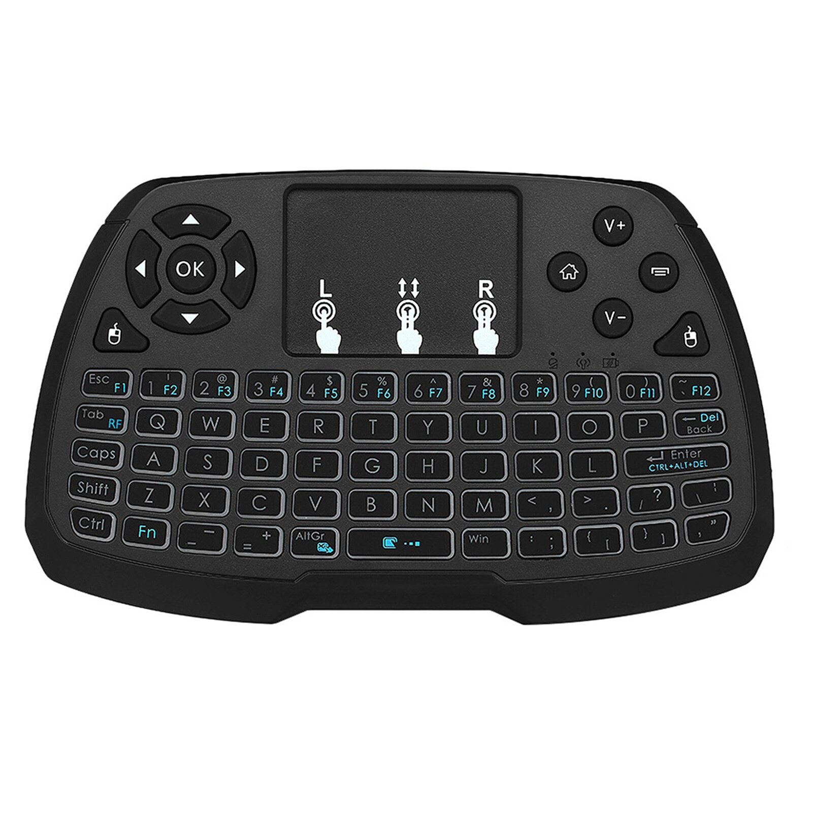 Клавиатура с тачпадом, беспроводная, 2.4GHz, для Android TV BOX и Смарт ТВ, удобный контроль на расстоянии