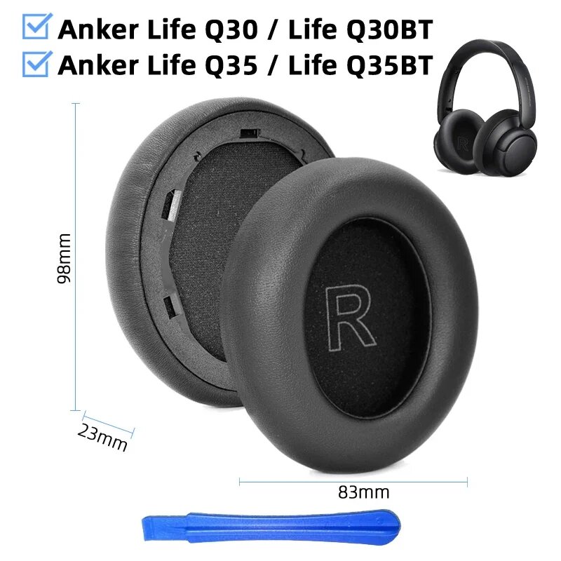 Амбушюры черные для Anker Life Q30/Q35