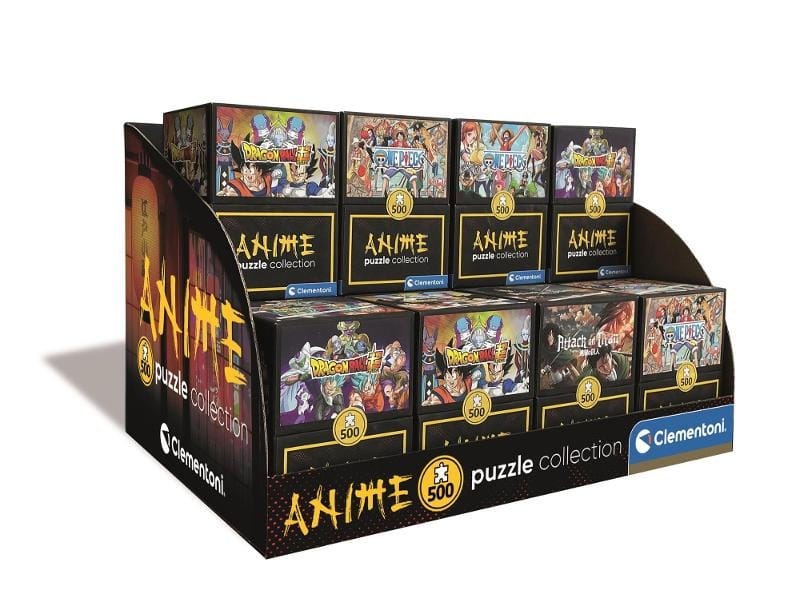 Пазл Clementoni Cubes Anime, разноцветный, 500 элементов