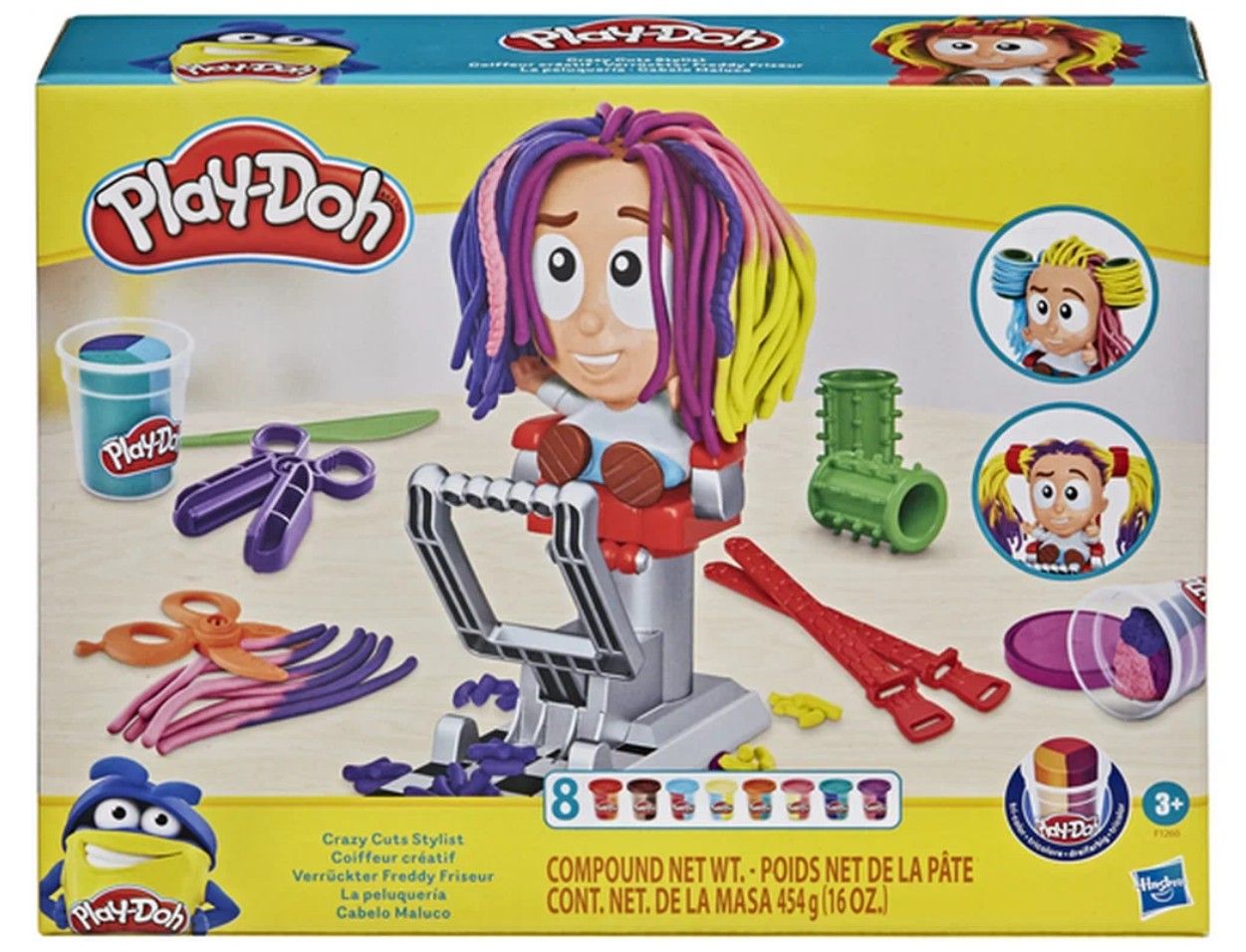 Play-Doh Набор для лепки "Сумасшедшие прически"