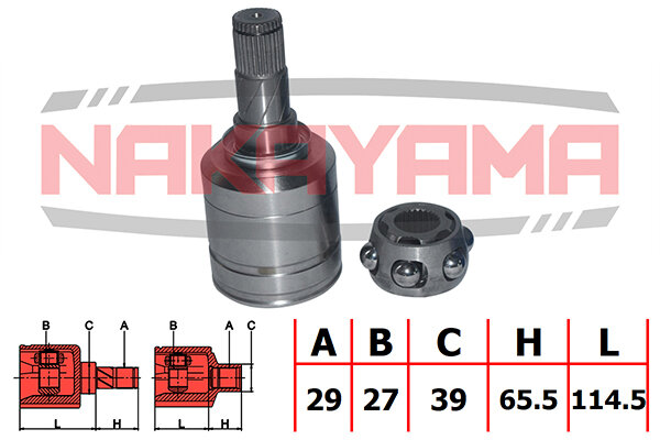 ШРУС внутренний Nakayama NJ7163NY
