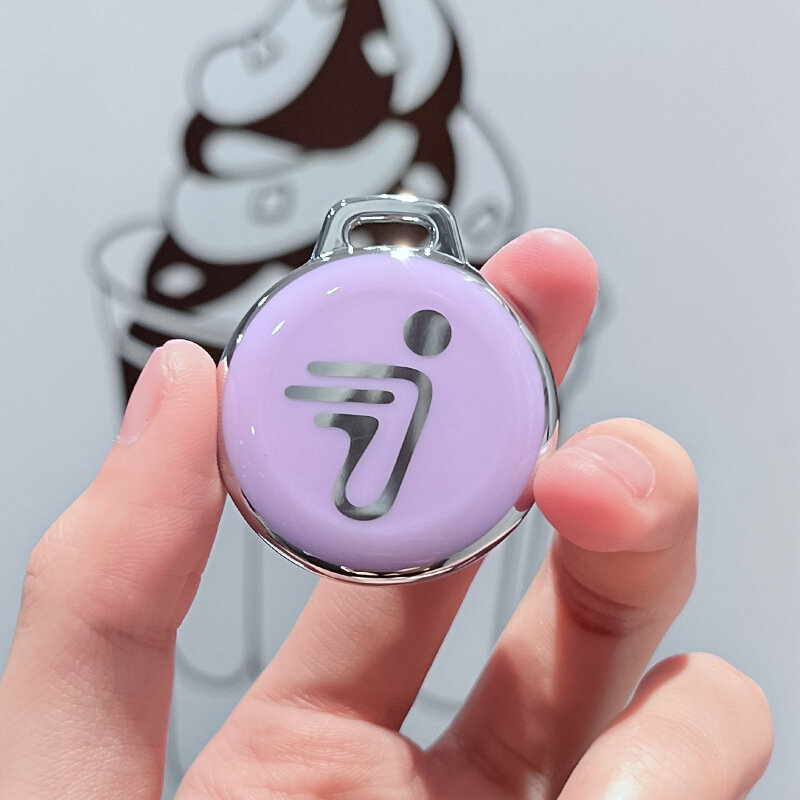 Чехол для карты NFC Ninebot MZ Mix, крышка ключа, фиолетовый + номерная табличка