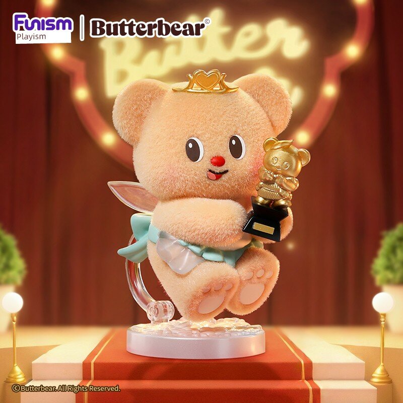 Слепая коробка Top Stream Team Butter Bear с скрытой фигуркой Золотой медаль, подтверждение при распаковке, специальное