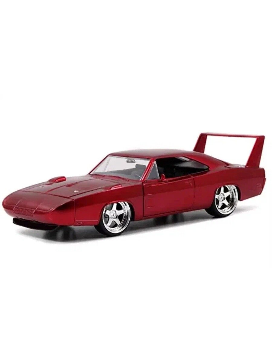 JADA 1:24 1969 Dodge Charger Daytona Alloy Muscle Car Model Металлическая модель автомобиля подарок на Хэллоуин