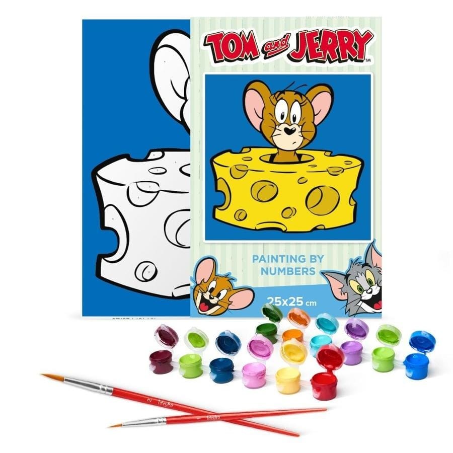 Набор для рисования, росписи Ideyka Tom & Jerry, 25x25 см