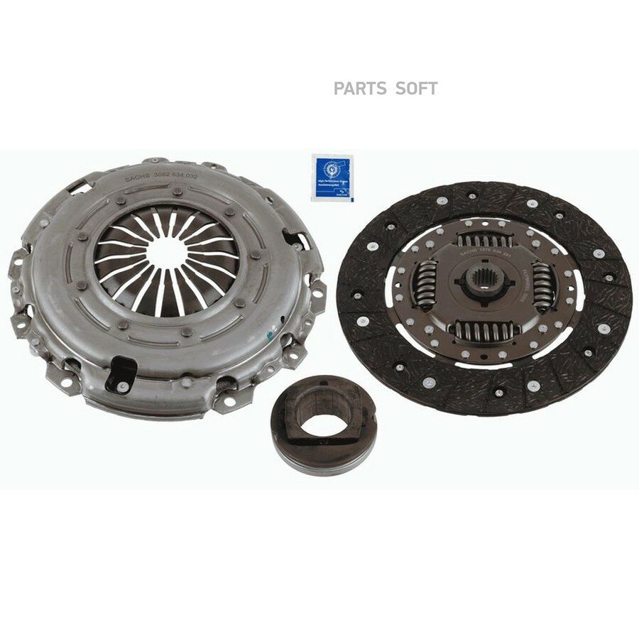Комплект сцепления Citroen C3/C5, Peugeot 206/307/406 99 от официального дистрибьютора, SACHS, артикул 3000951619