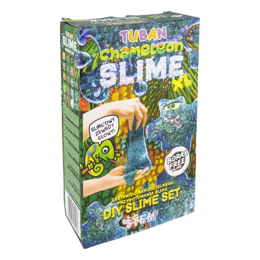 Пластилин Tuban Slime DIY "Хамелеон", XL