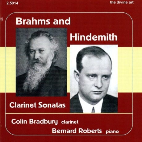PAUL HINDEMITH / COLIN BRADBURY / BERNARD ROBERTS Brahms: Clarinet Sonatas (Компакт-диск)