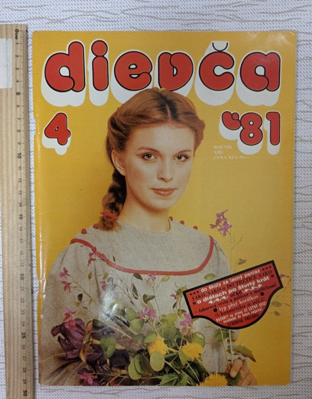 Журнал Dievca № 4, 1981
