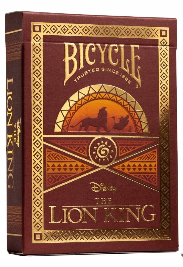 Игральные карты Bicycle "Король Лев", 52 карты