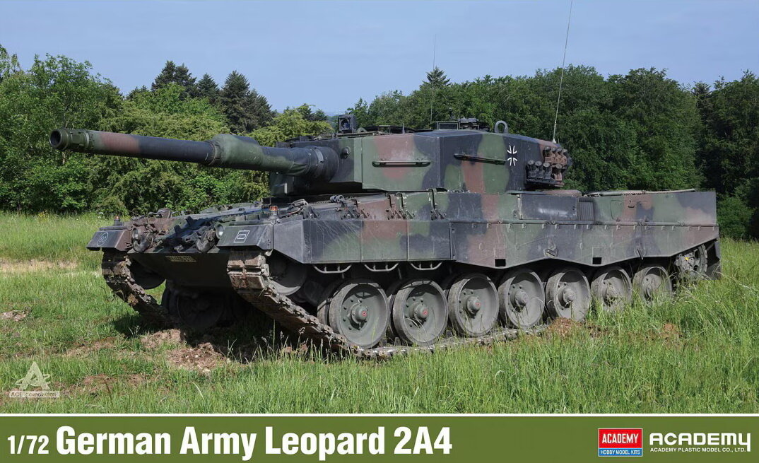 Сборная модель "Техника и вооружение German Army Leopard 2A4" (1:72), артикул 13428